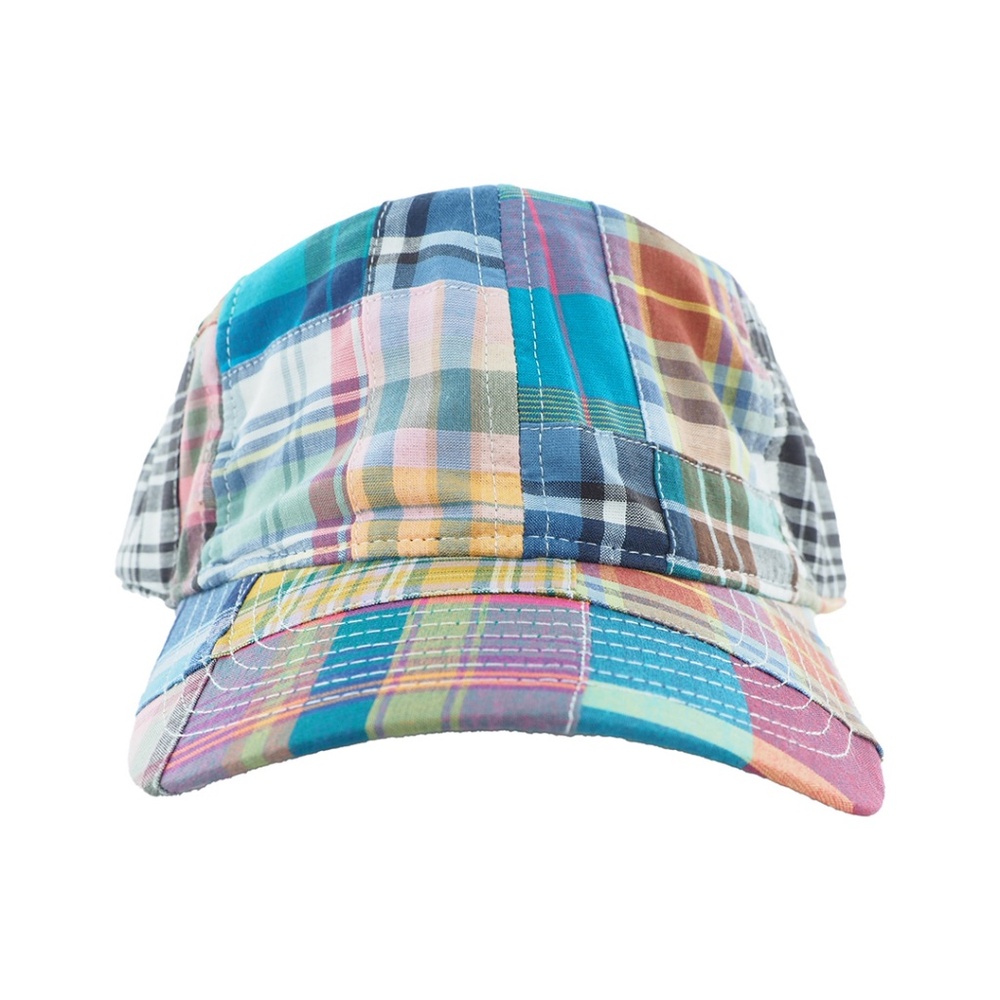 J.Crew Men's Patchwork Plaid Baseball Cap